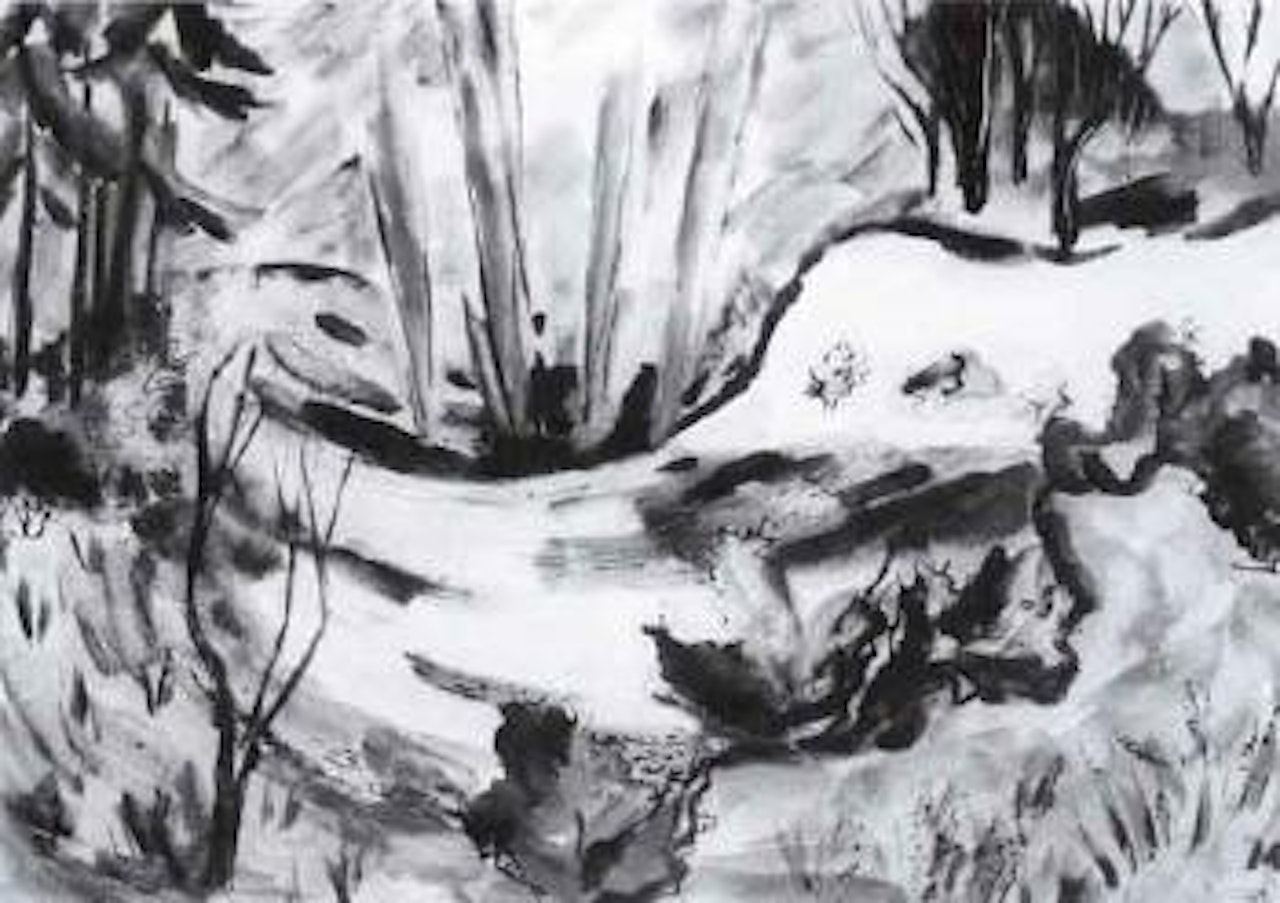 Four red willows by Norah McGuinness