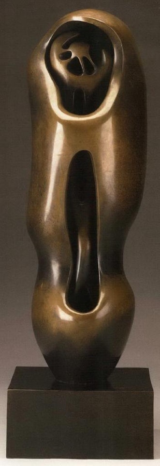 Upright Internal-External Form, Flower by Henry Moore