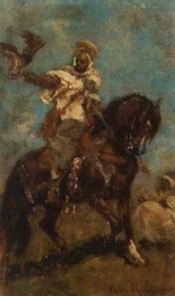 Le falconnier by Henri Émilien Rousseau