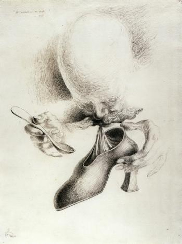 Le cannibalisme des objets by Salvador Dali