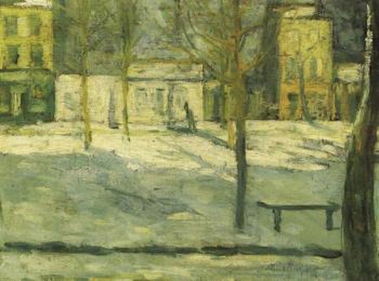 Ville sous la neige by Albert Gleizes