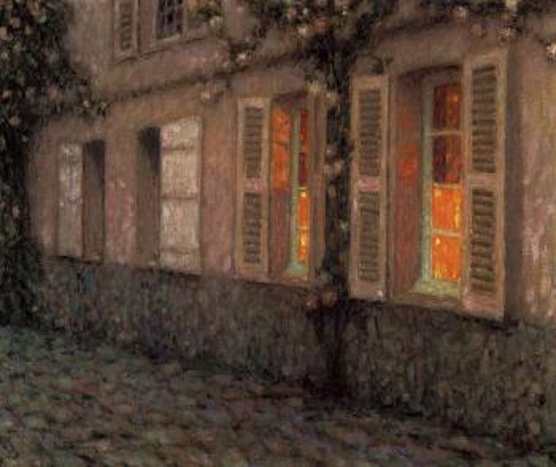 La facade de Gerberoy by Henri Le Sidaner
