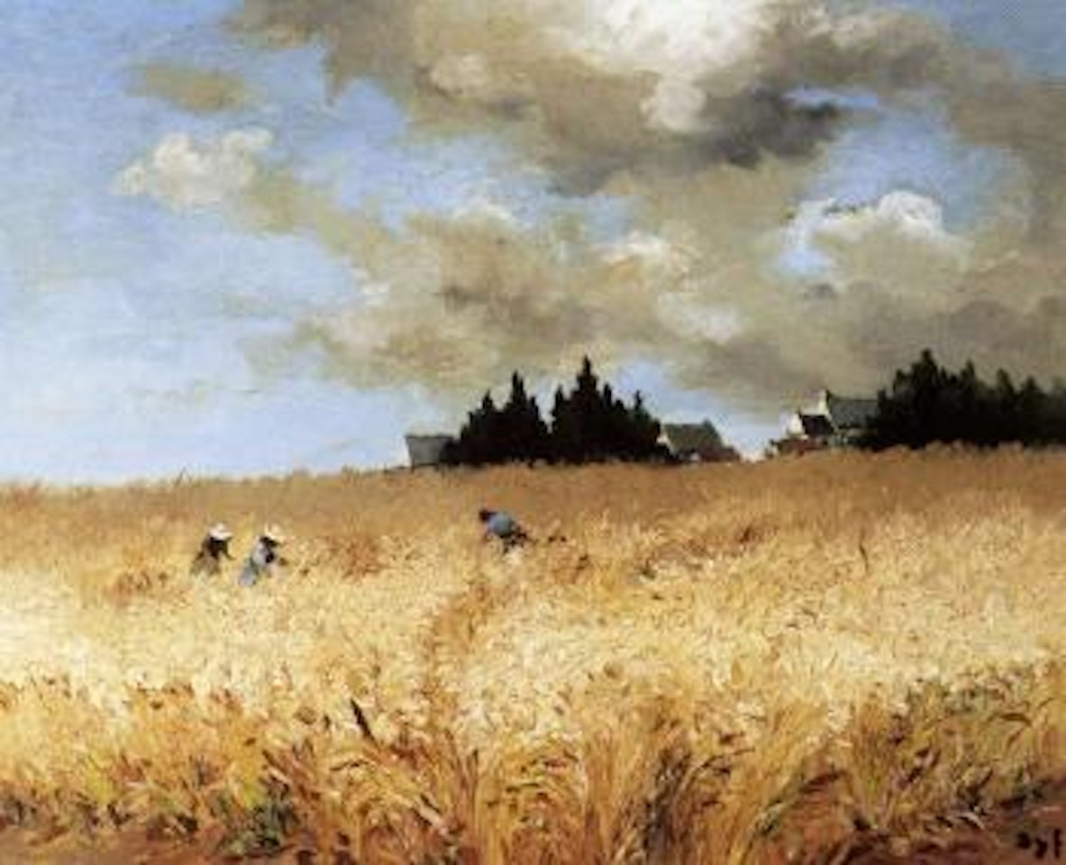 Les moissoneurs dans les bles by Marcel Dyf