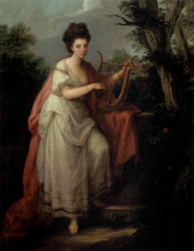 Portrait of lady as Music by Angelica Kauffmann