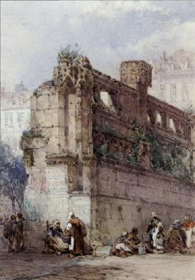 Bit of Antiquity at Blois by William Callow