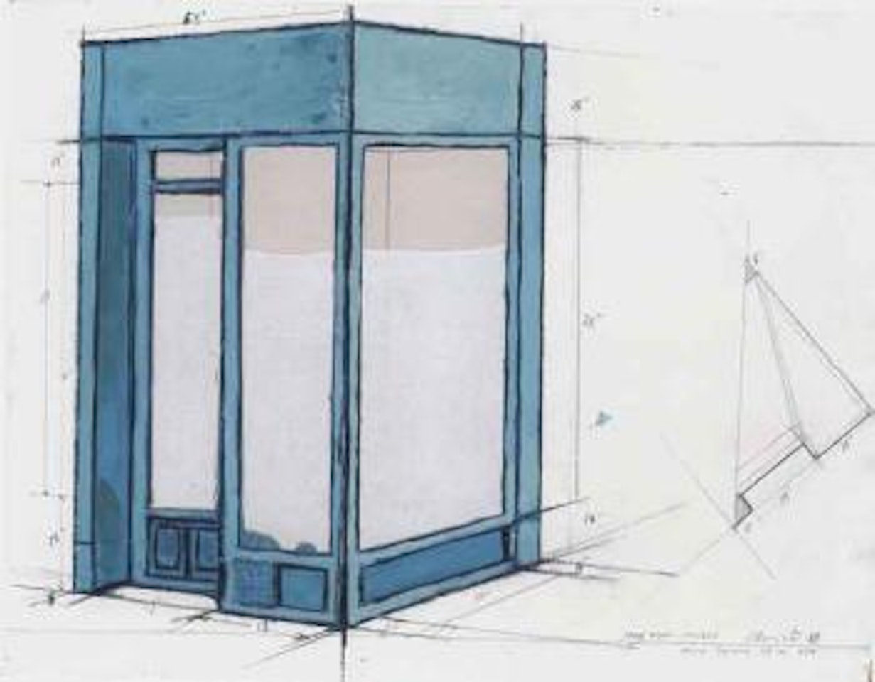Store front - projet by Christo