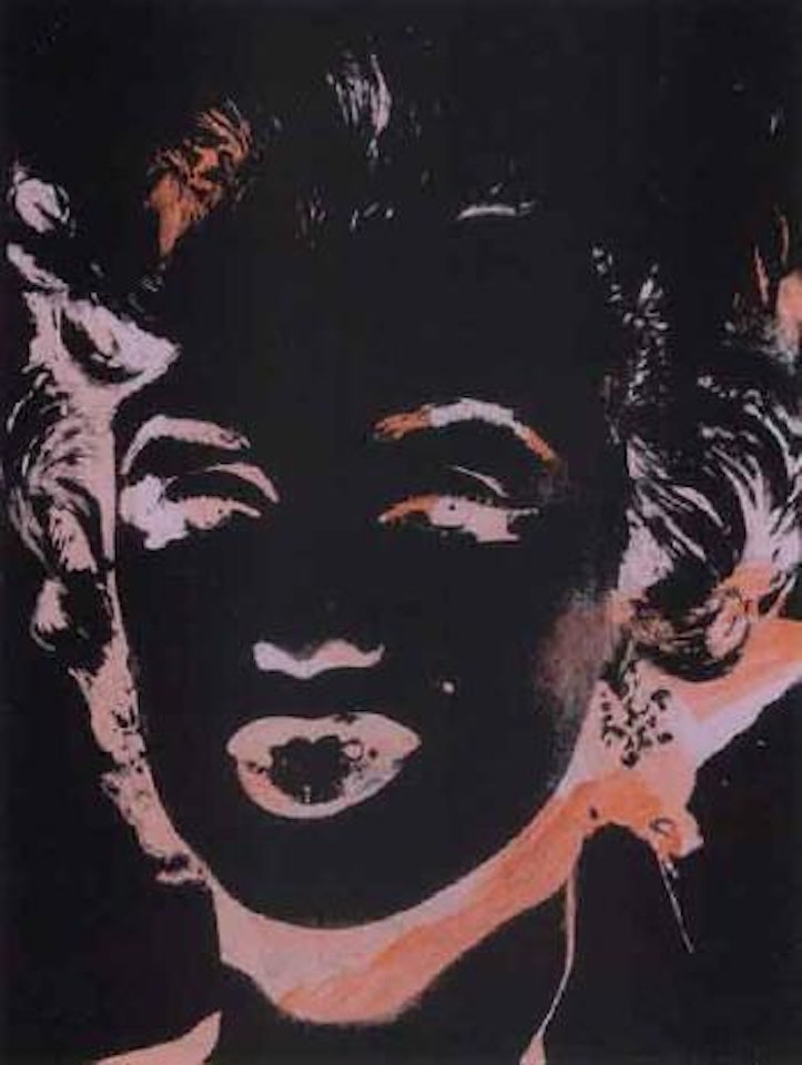 One multicolored Marilyn by Andy Warhol