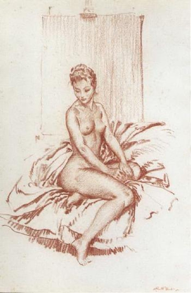 New model by William Russell Flint