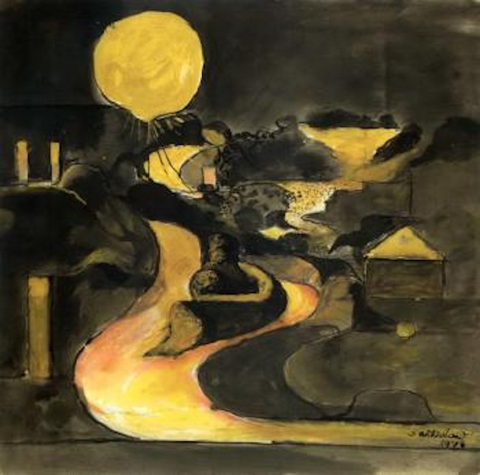 Twisting roads by Graham Sutherland