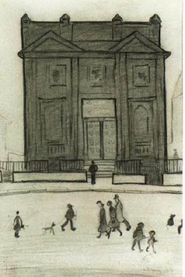 Old chapel, Middlesborough by Laurence Stephen Lowry