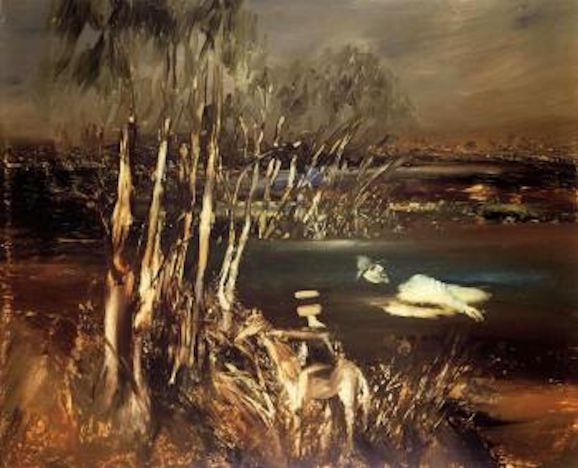River shooting - Kelly by Sidney Nolan