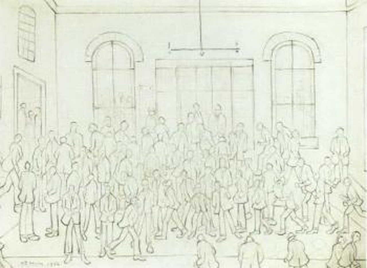 Meeting by Laurence Stephen Lowry