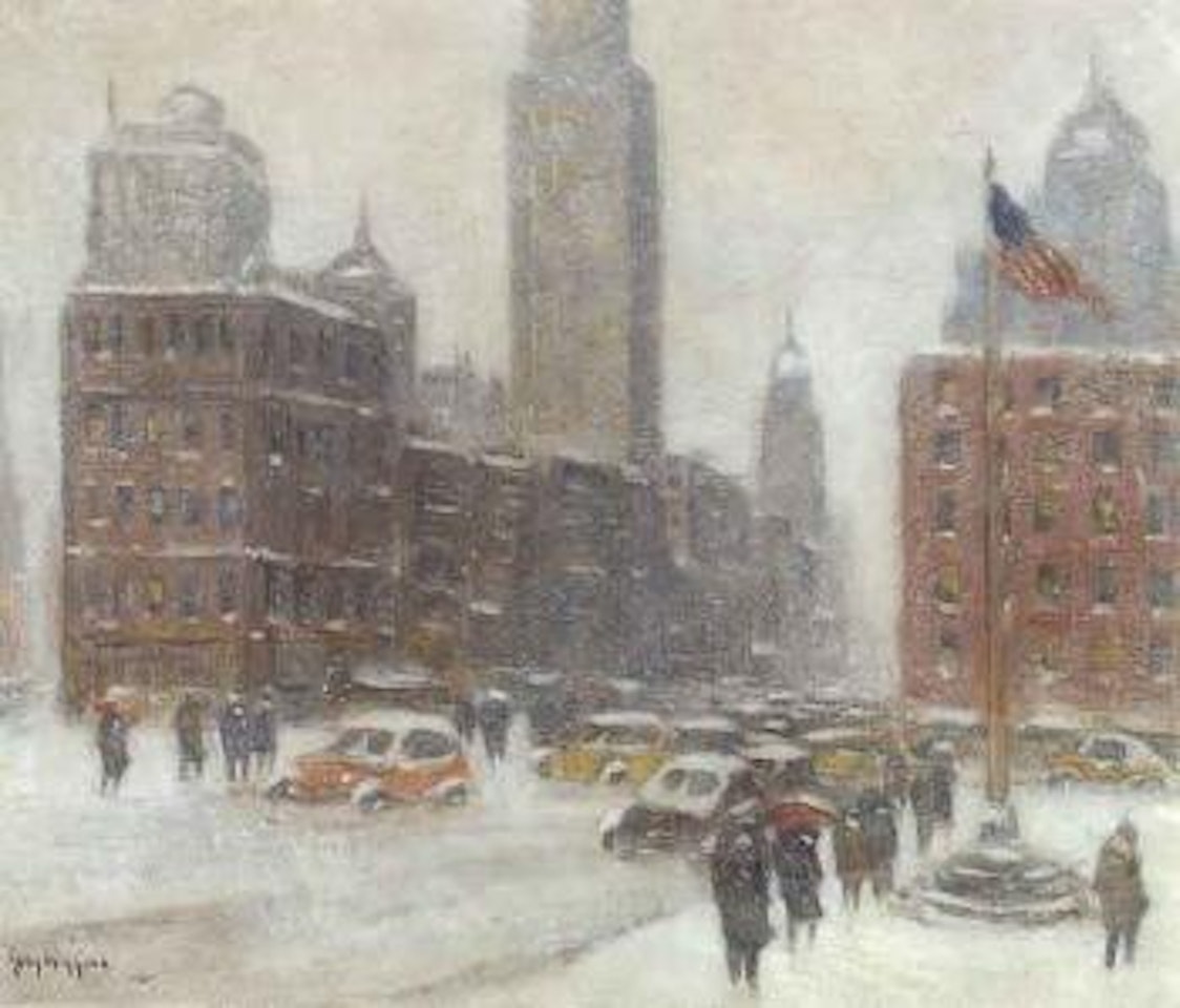 Fifth Avenue at Madison Square by Guy Carleton Wiggins