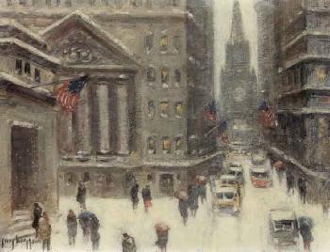 Winter, New York by Guy Carleton Wiggins
