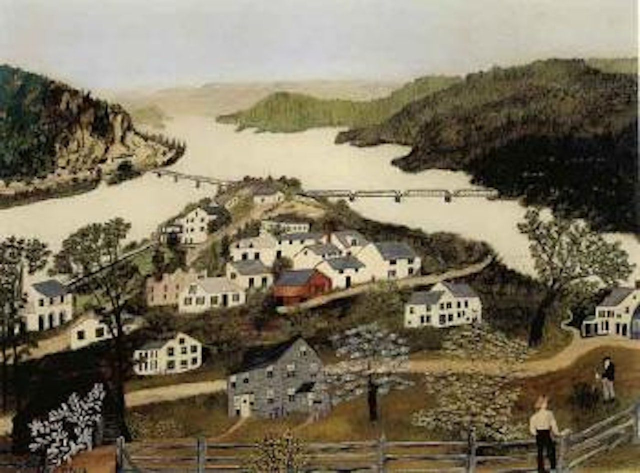 Harper's ferry by Grandma Moses
