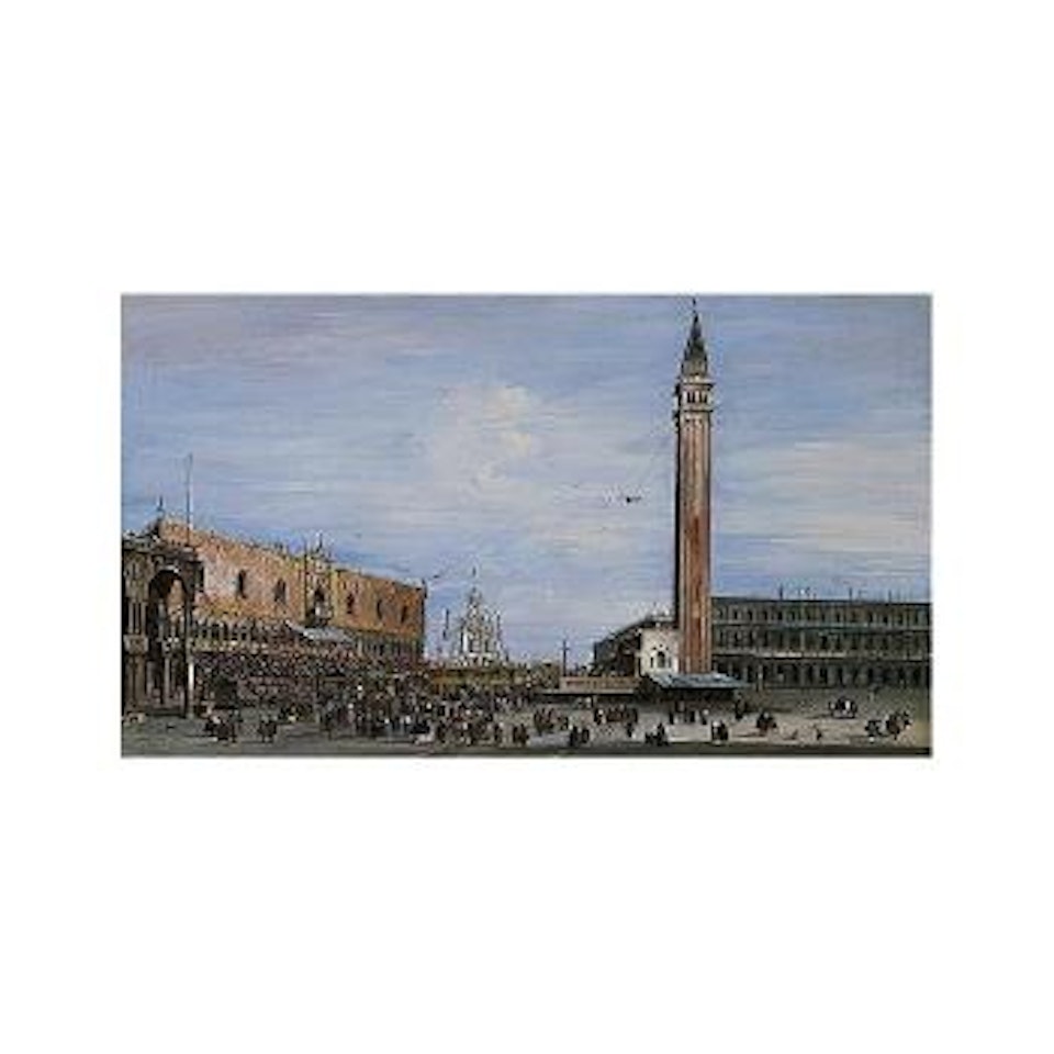 Venice, the festival of Giovedi Grasso in the Piazzetta in 1758 by Francesco Guardi