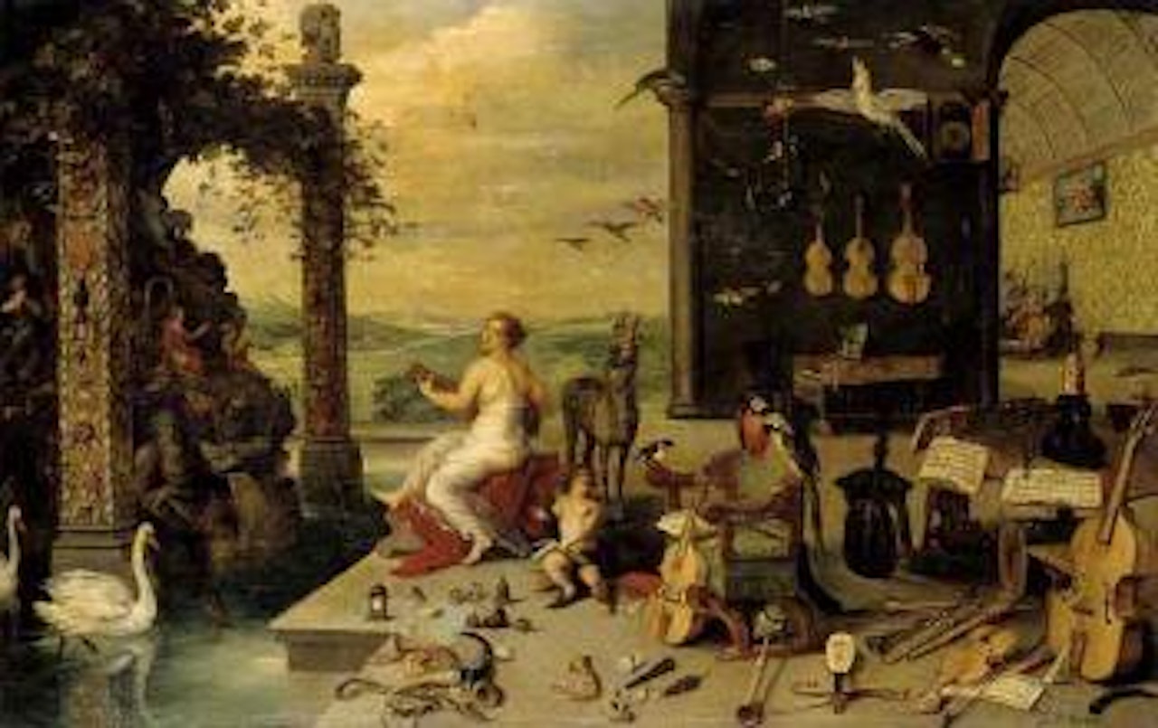 Sense of hearing by Jan Brueghel the Younger