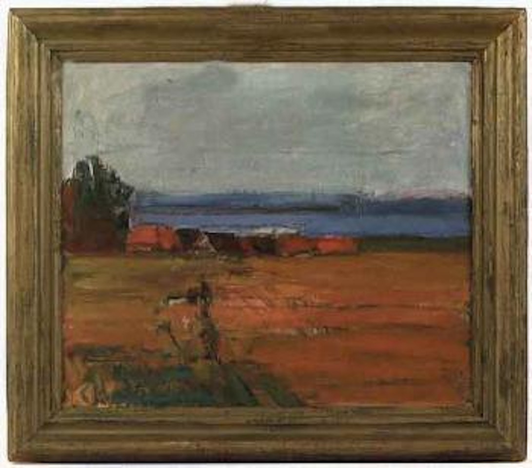 Field after the harvest by Carl Kylberg