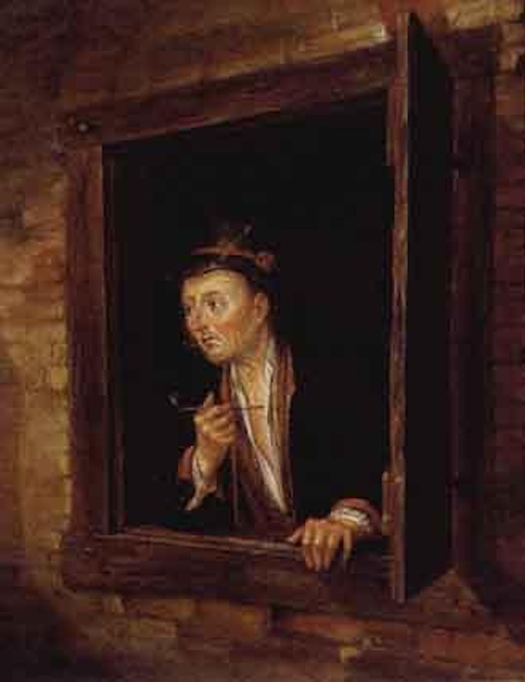 Man smoking pipe by David Teniers II