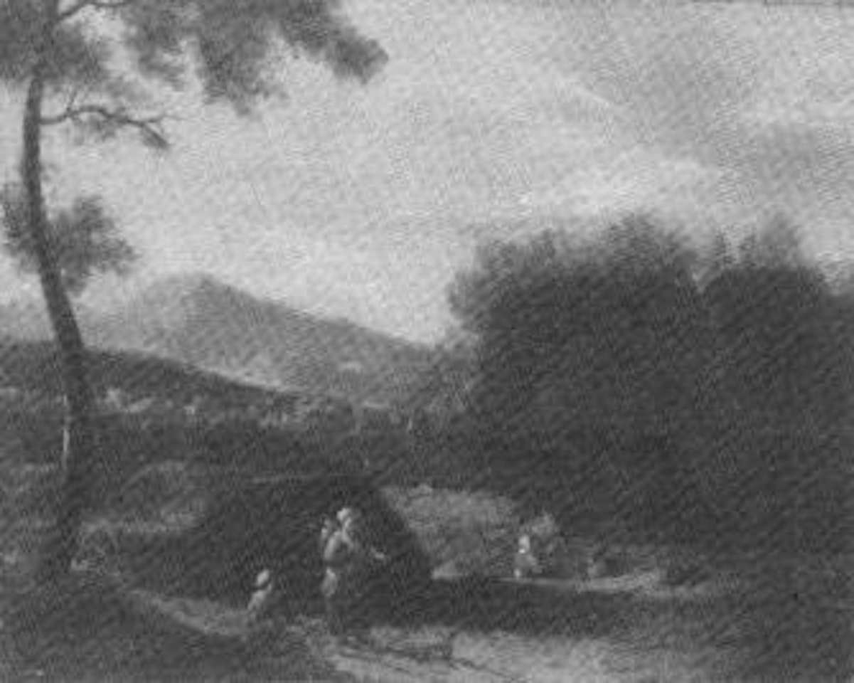 Figures on road by Joost Cornelisz Droochsloot