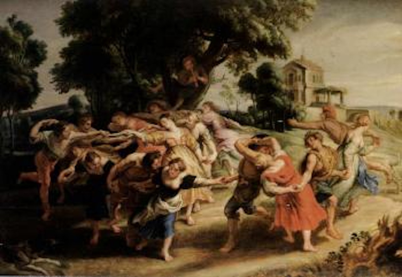 Village kermesse by Peter Paul Rubens