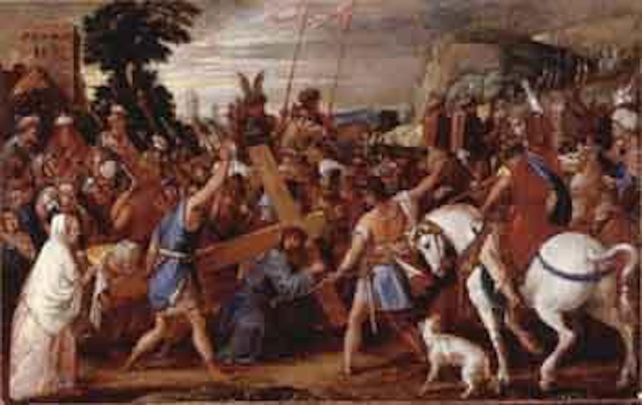 Christ carrying Cross by Venetian School