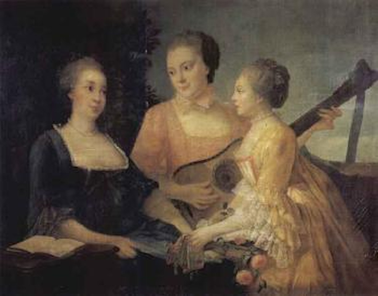 Le concert des filles de Louis XV by French School