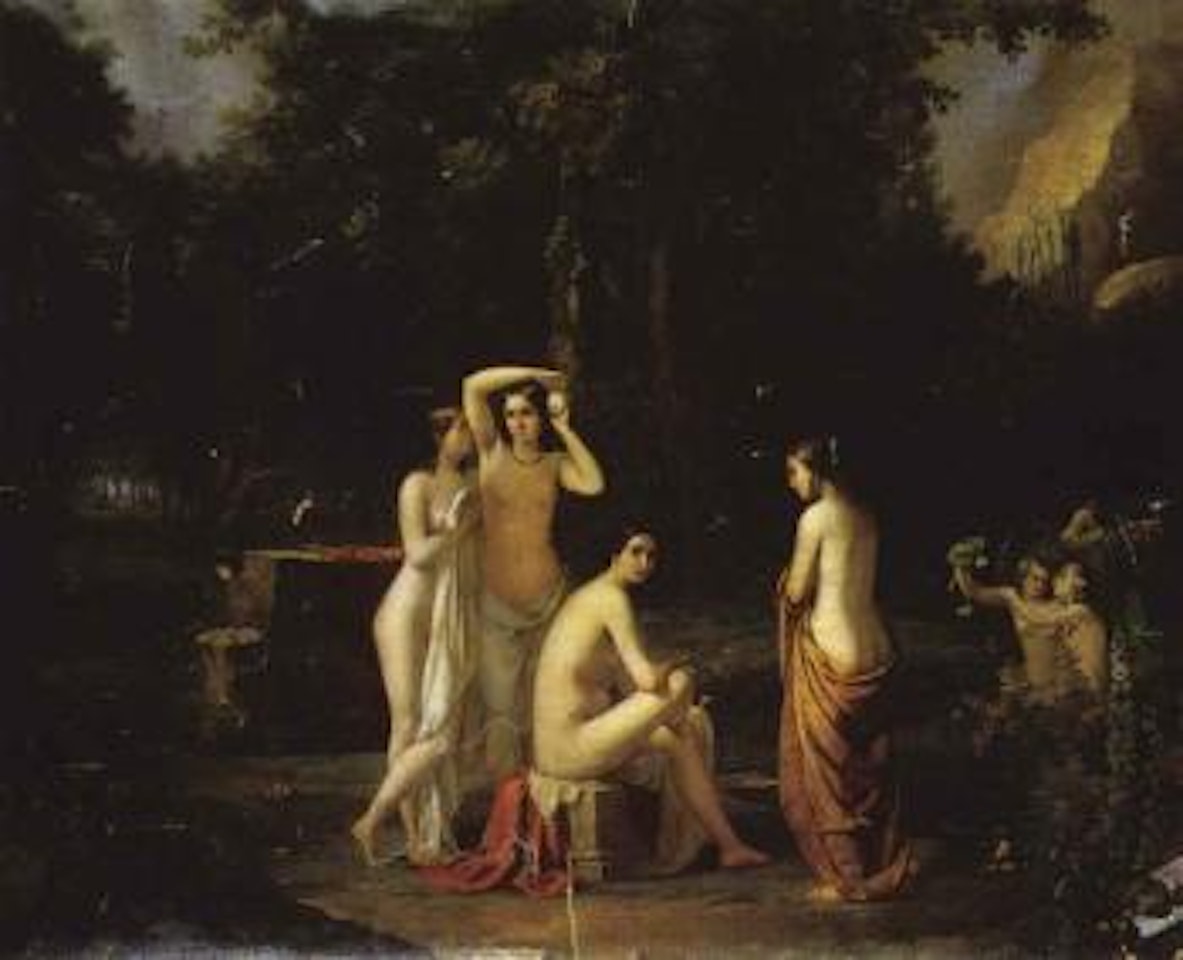 Nymphes au bain by Francesco Hayez