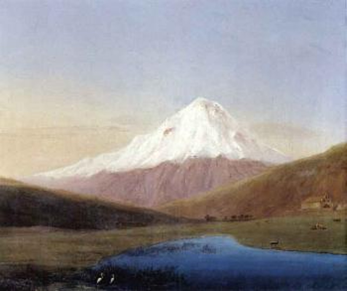 Le Cotopaxi, Equateur. L'Antisanna, Equateur by French School