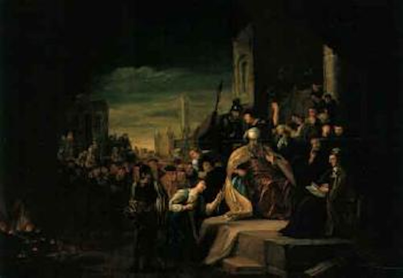 Biblical scene by Dutch School