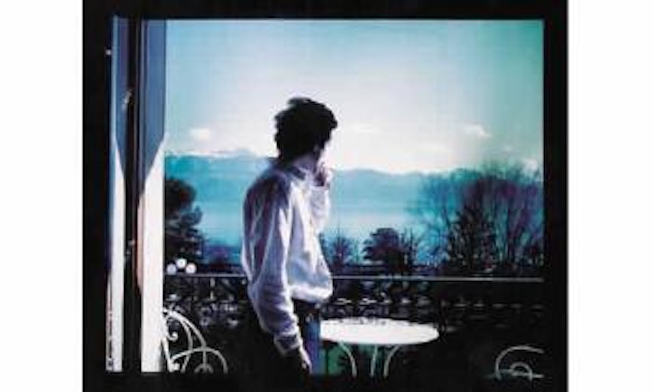 David H on the terrace, Hotel Beaurivage Palace by Nan Goldin