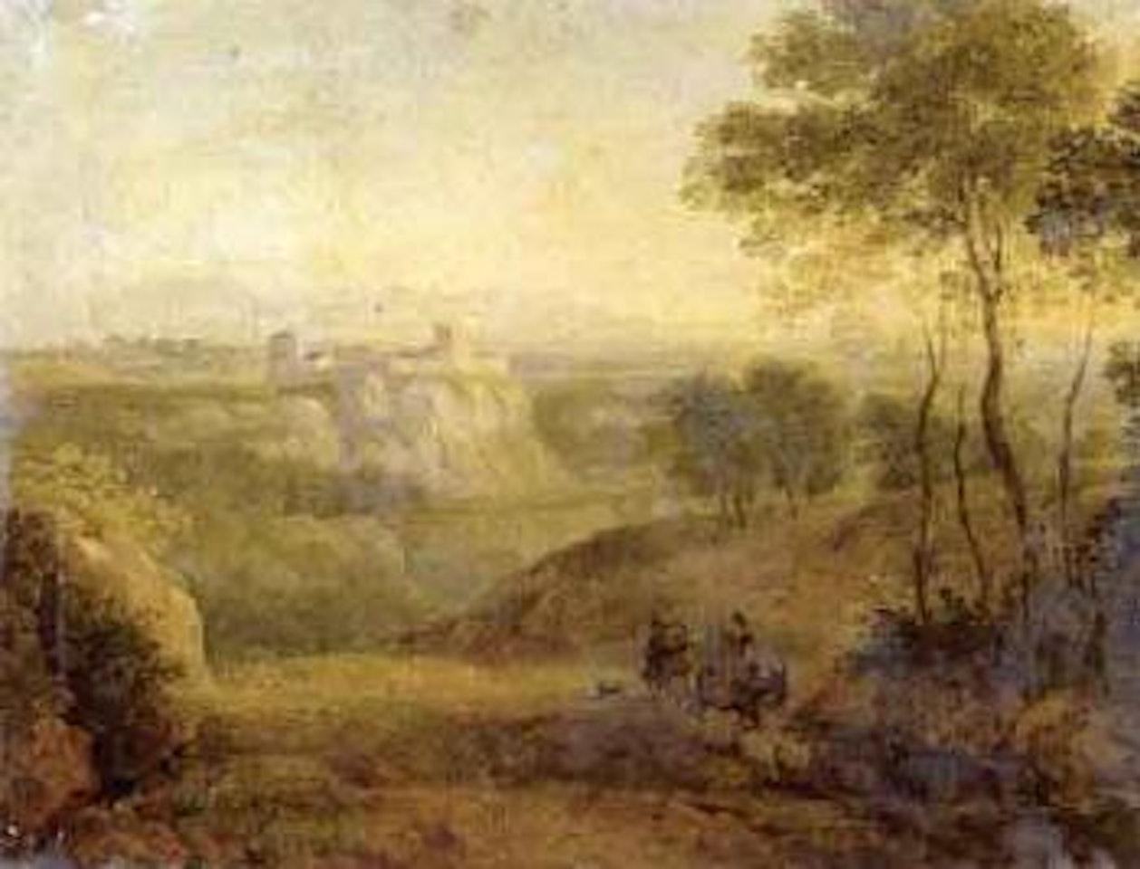 Landscape in Lazio by Giacomo van Lint