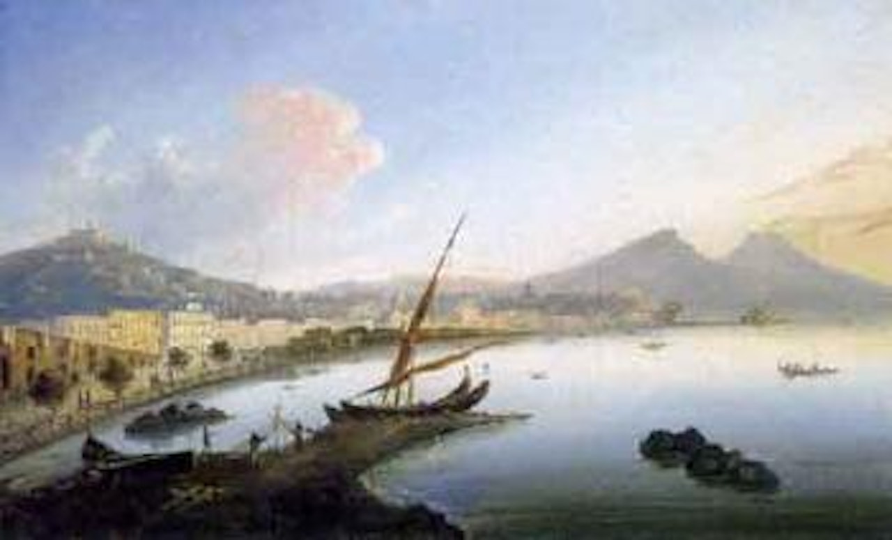 View of Naples Bay from Mergellina by Neapolitan School