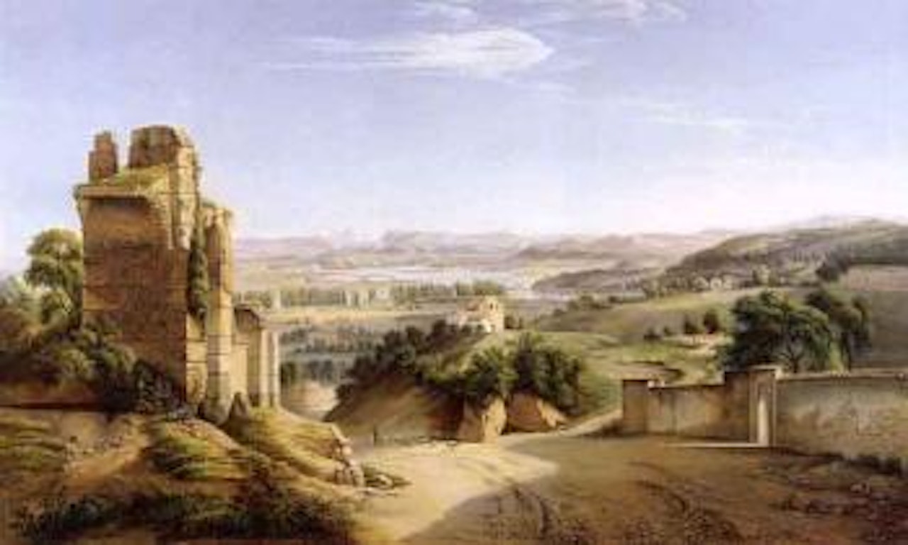 Italian landscape by Alexandre Calame