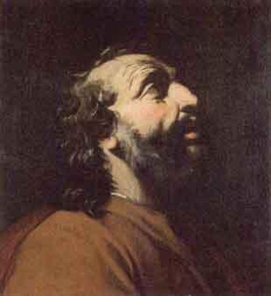 Head of man by Pietro Novelli