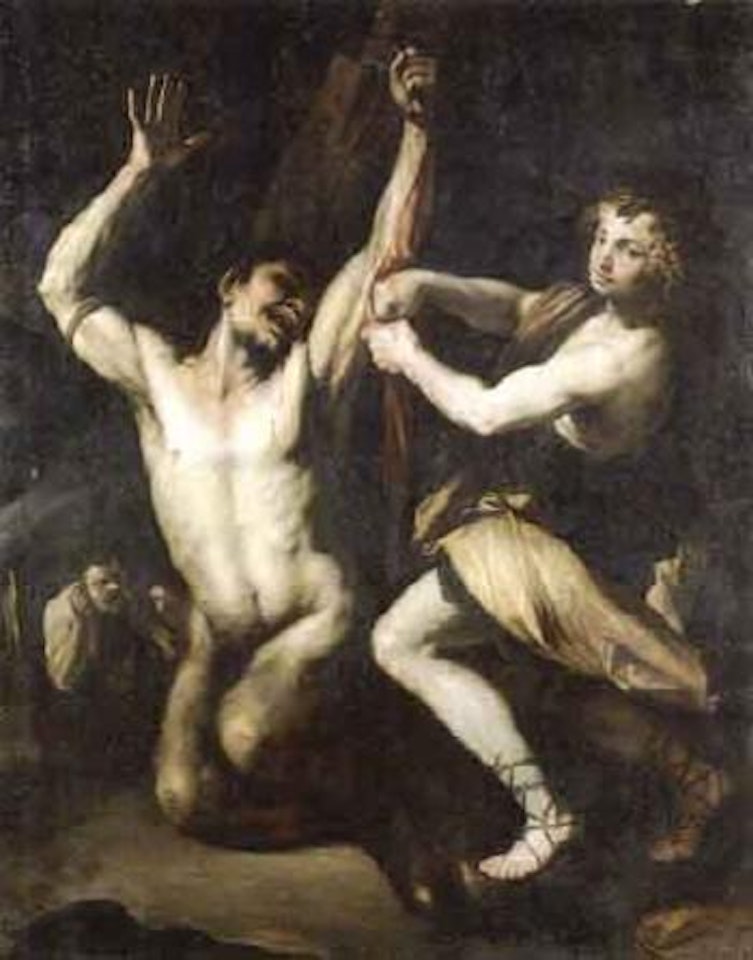 Apollo and Marsia by Circle of Luca Giordano