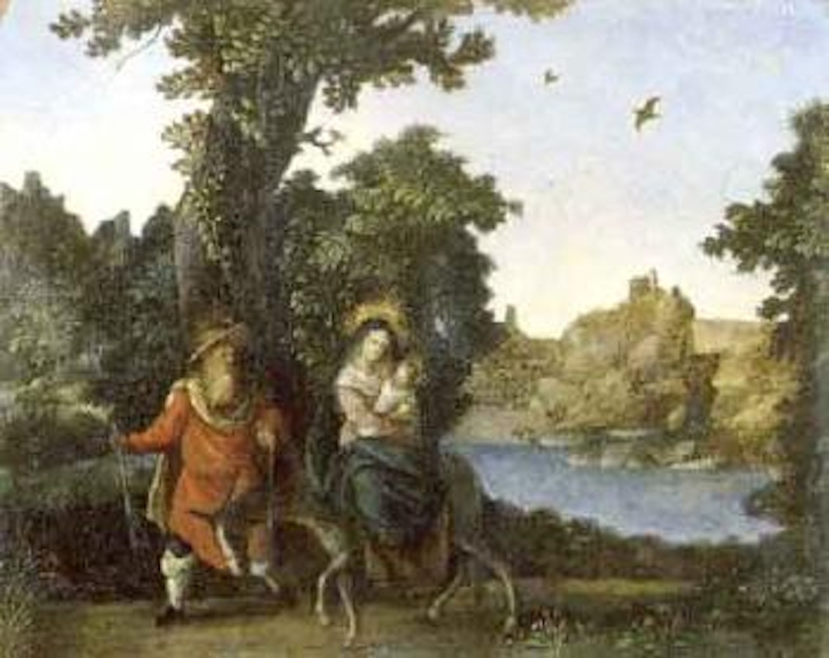 The fly to Egypt by Paul Bril