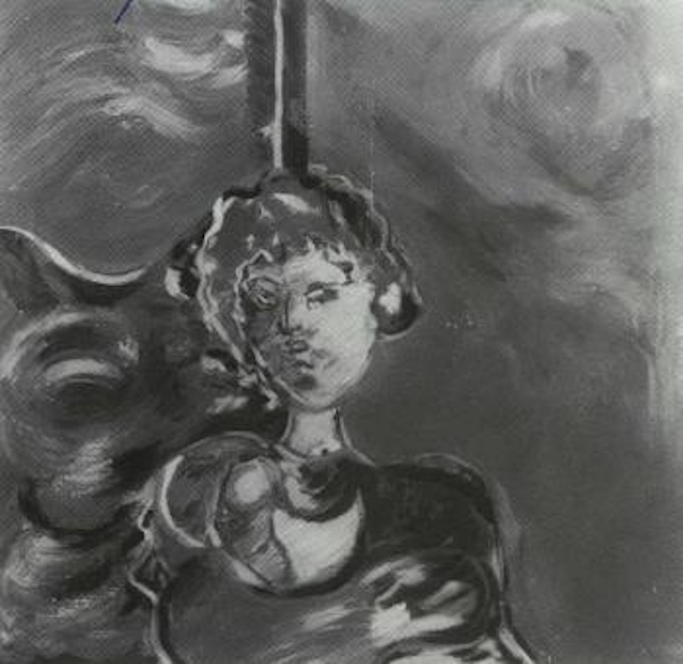 Study for portrait of a lady by Tano Festa