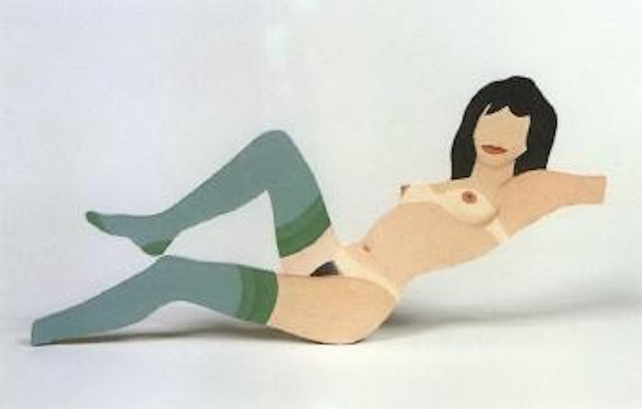 Study for reclining Stokinged nude by Tom Wesselmann