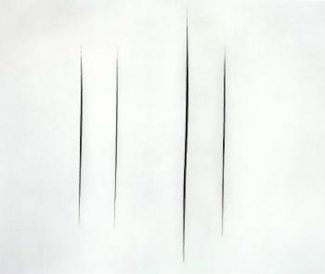 Waiting by Lucio Fontana
