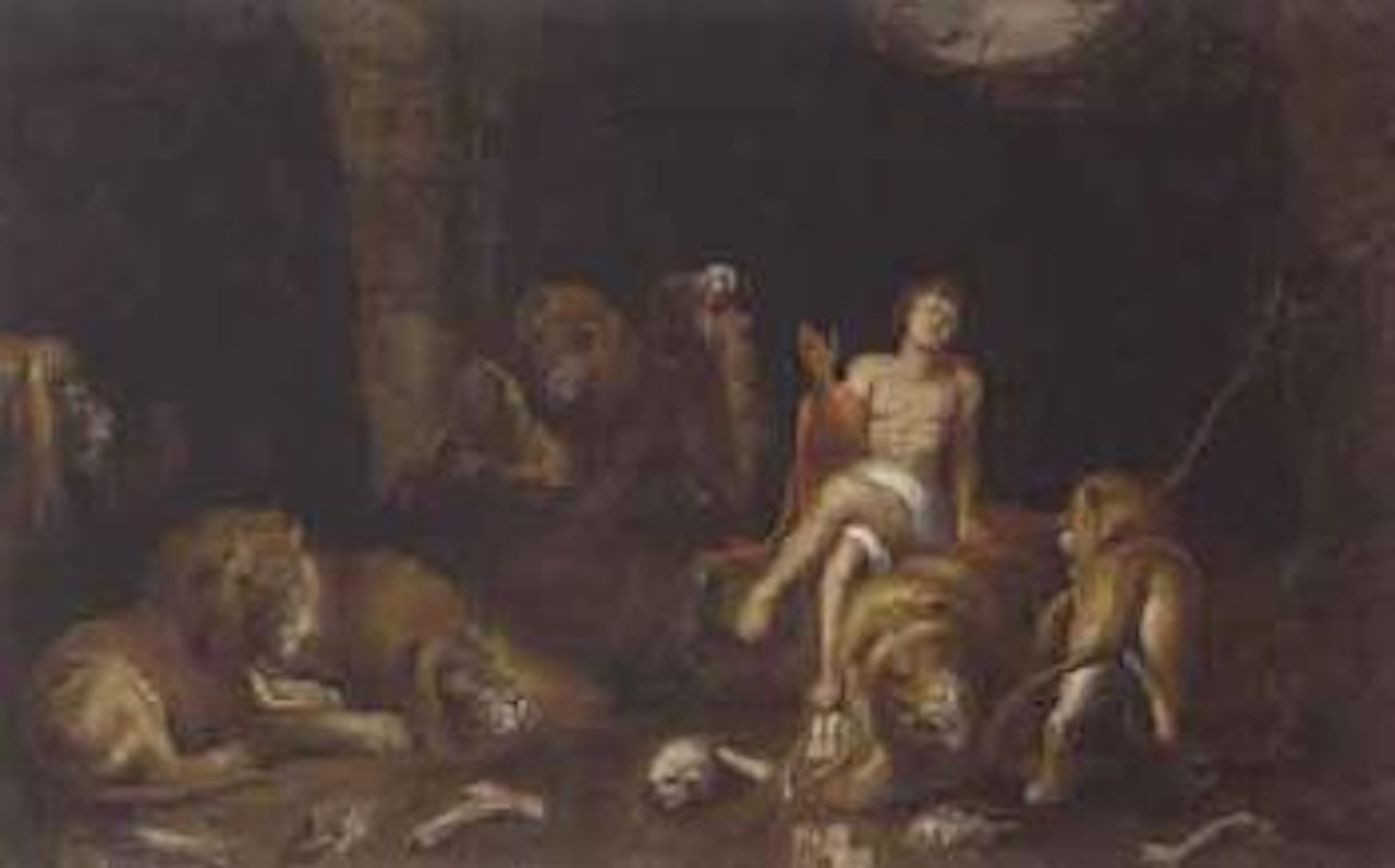 Daniel in the lion's den by Peter Paul Rubens