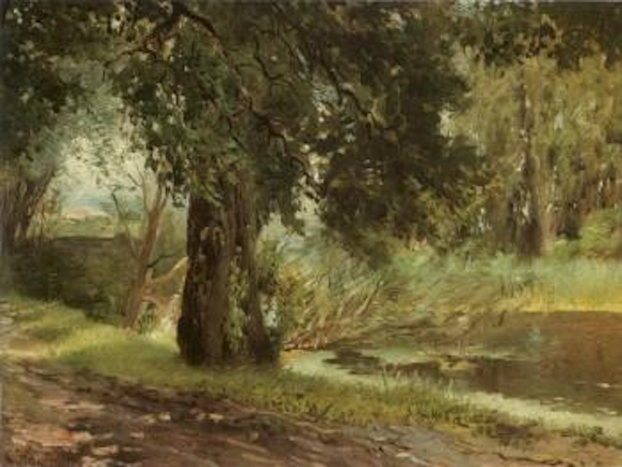 Under the summer boughs by Konstantin Makovsky