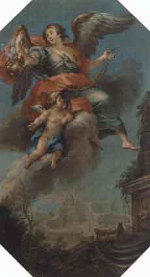 Allegory of Christianity triumphant over paganism by Roman School