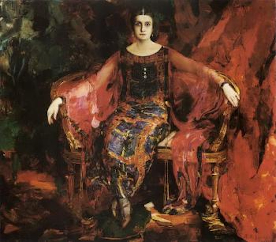 Portrait of Alexandra Balachova by Filip Malyavin