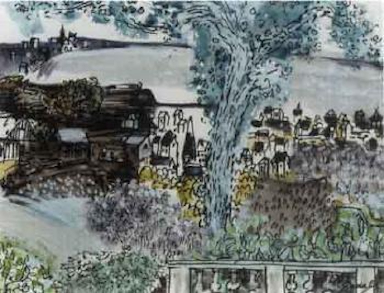 Paysage, Midi, France by Carlos Nadal