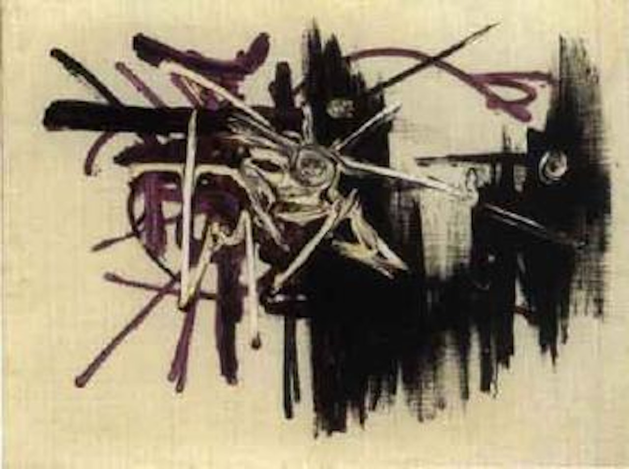 Composition by Georges Mathieu