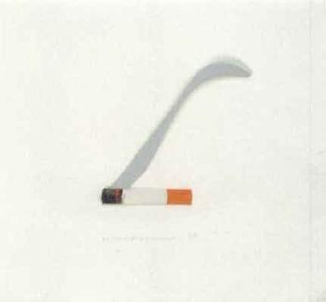 Smoking cigarette by Tom Wesselmann