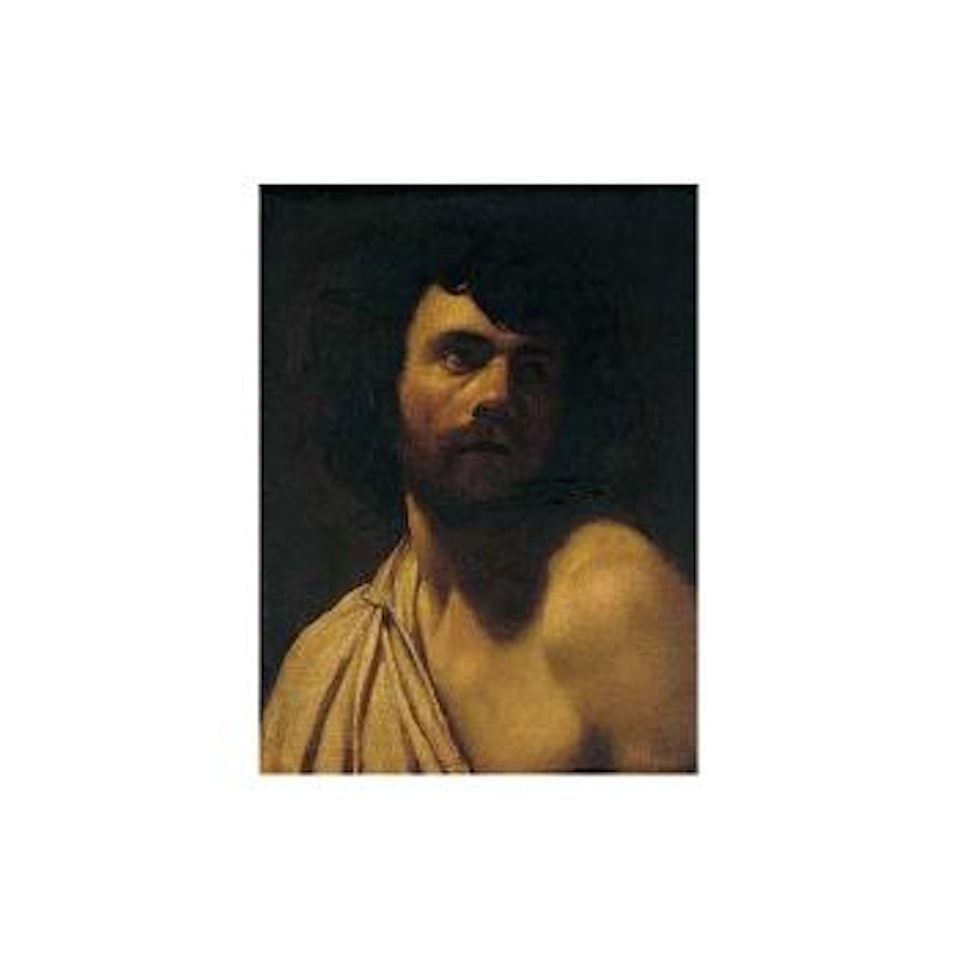 Study of a bearded man, head and shoulders by Simon Vouet