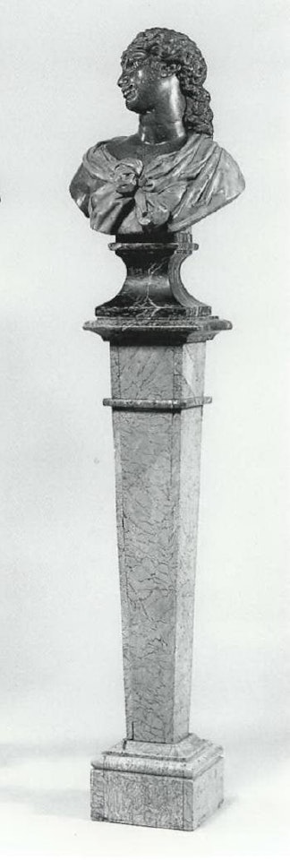 Buste du Dieu Pan. Buste d'une nymphe by Italian School