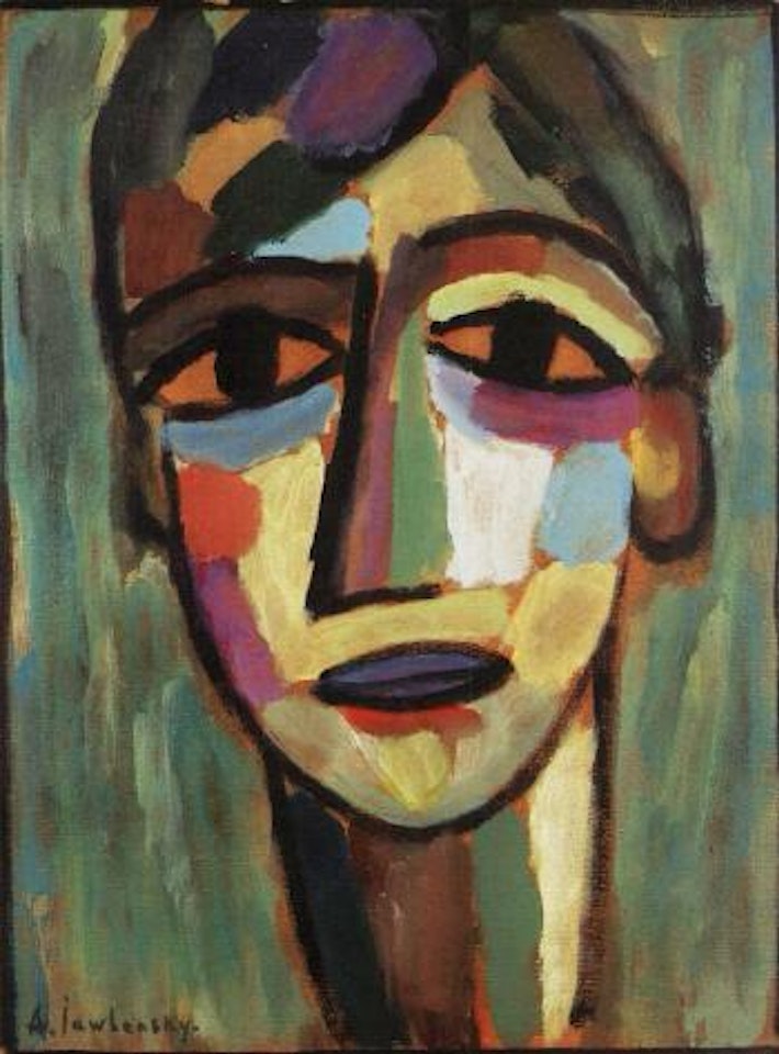 Mystical head, departing by Alexej von Jawlensky